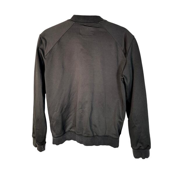 New! WRK M Classic Slim Fit Bomber Jacket $198 Alpha Industries Flight Black - Picture 2 of 9